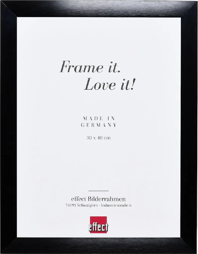 Cornice Alluminio 25x70 Nero Effect Profilo S3 | Vetro Acrilico Design