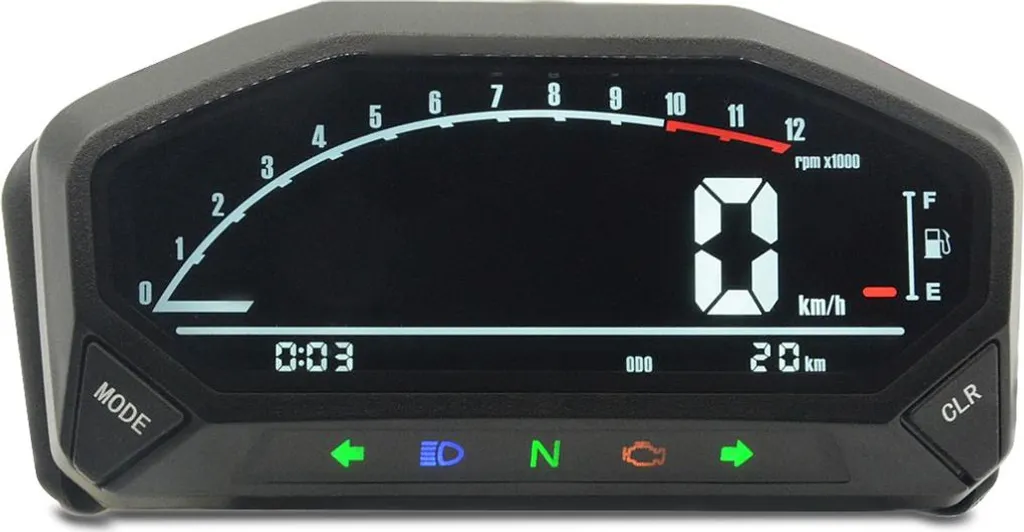 Tachymètre Digital pour Yamaha YZF-R6/R3/R1 SM24 - Compteur Moto LCD
