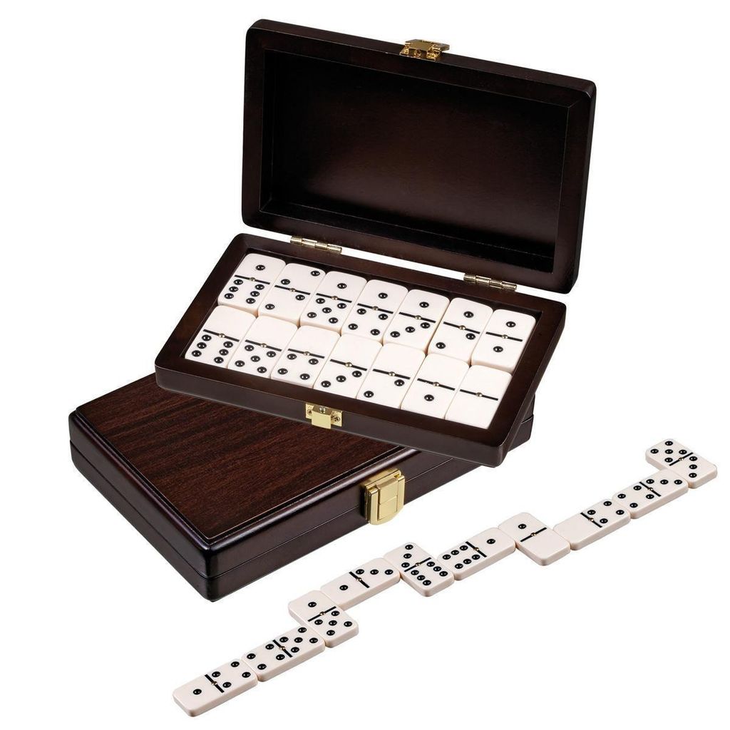 Philos Domino podwójne 6 pudełko orzechowe 20x12,5cm Zdjęcie produktu 