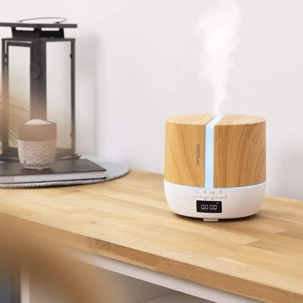 Éliminez les odeurs avec le diffuseur connecté Cecotec 5647 bois blanc - 2