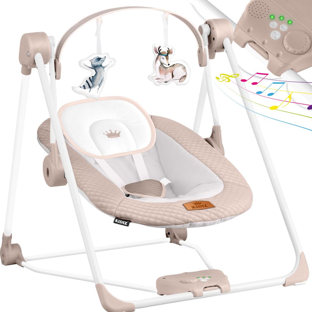 KIDIZ® Babywippe Babyschaukel mit 5 Produktbild 