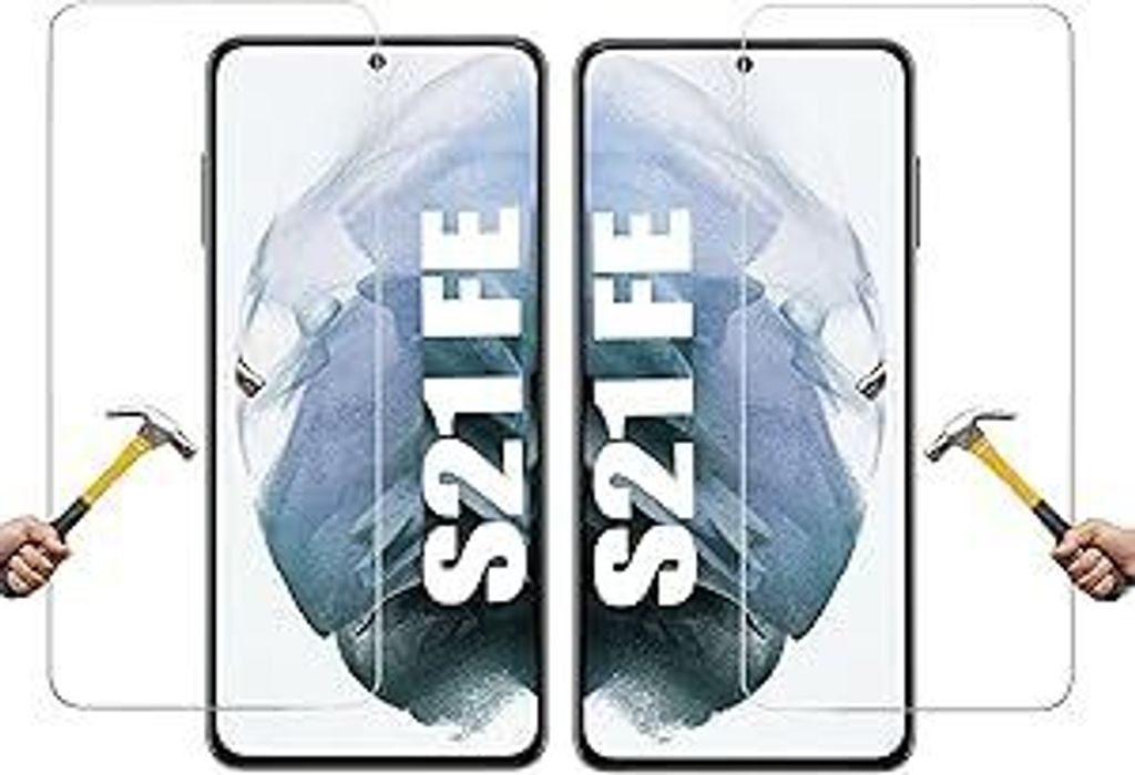 ino 2x Schutzglas kompatibel mit Samsung Galaxy S21FE Panzerglas Panzerfolie Displayschutzglas Schutz Glasfolie Displayglas 9H