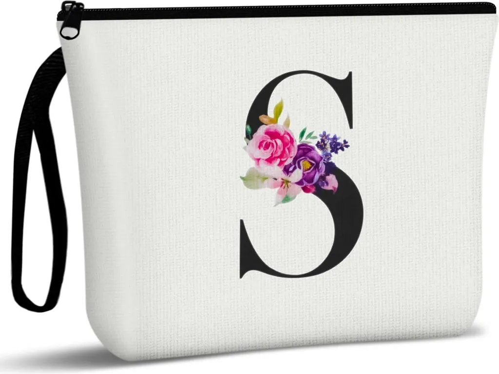 Canvas Beach Bag & Make-up Organizer - Borsa Cosmetica Chic Donna