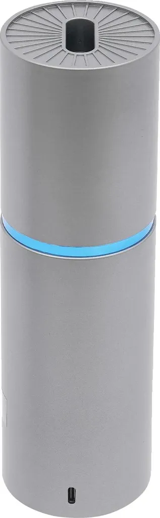 Aspirateur de table portable gris clair pour nettoyage rapide et efficace