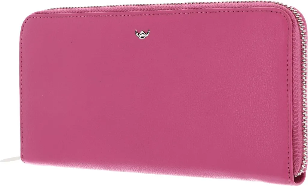 Portafoglio Donna Golden Head Madrid Rosa Fucsia Pelle con RFID