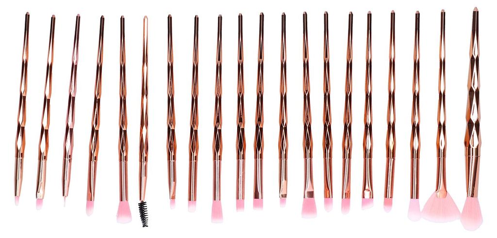 Kosmetikpinsel-Set für Damen: Weiche, lose Puderpinsel, flauschiger Rougepinsel, Augenbrauenpinsel