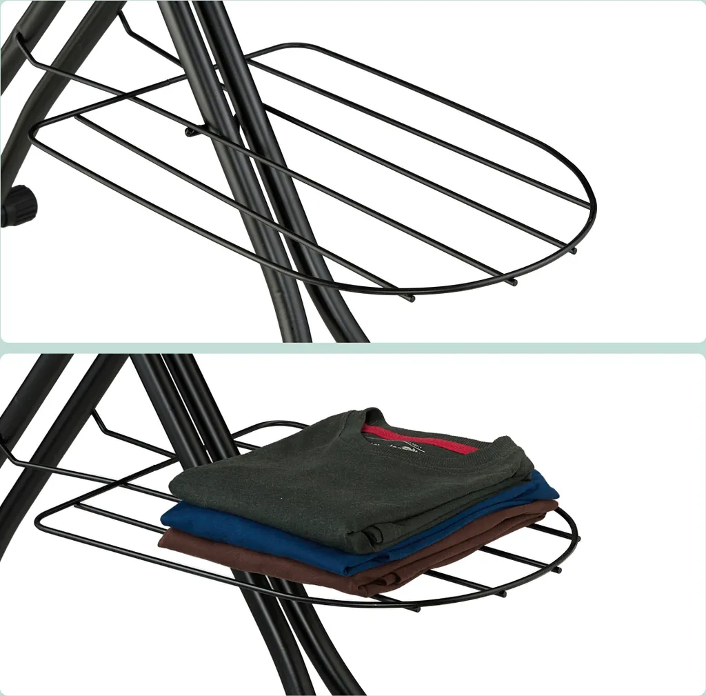 Planche à repasser avec plateau vapeur 110 x 33 cm et hauteur réglable