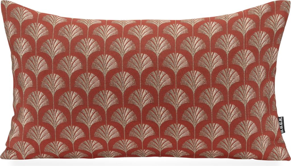 H.O.C.K. Erny Dekokissen 50x30cm bordeaux gold Gingko
