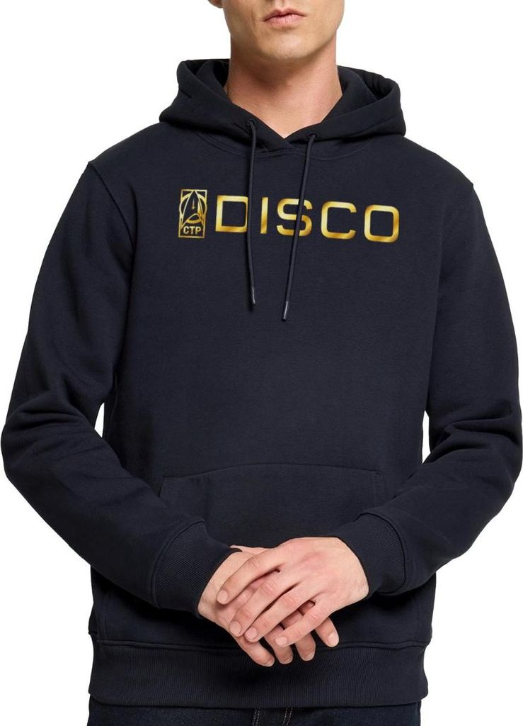 Spreadshirt Star Trek Discovery DISCO DSC Herren Premium Hoodie, XL, Navy