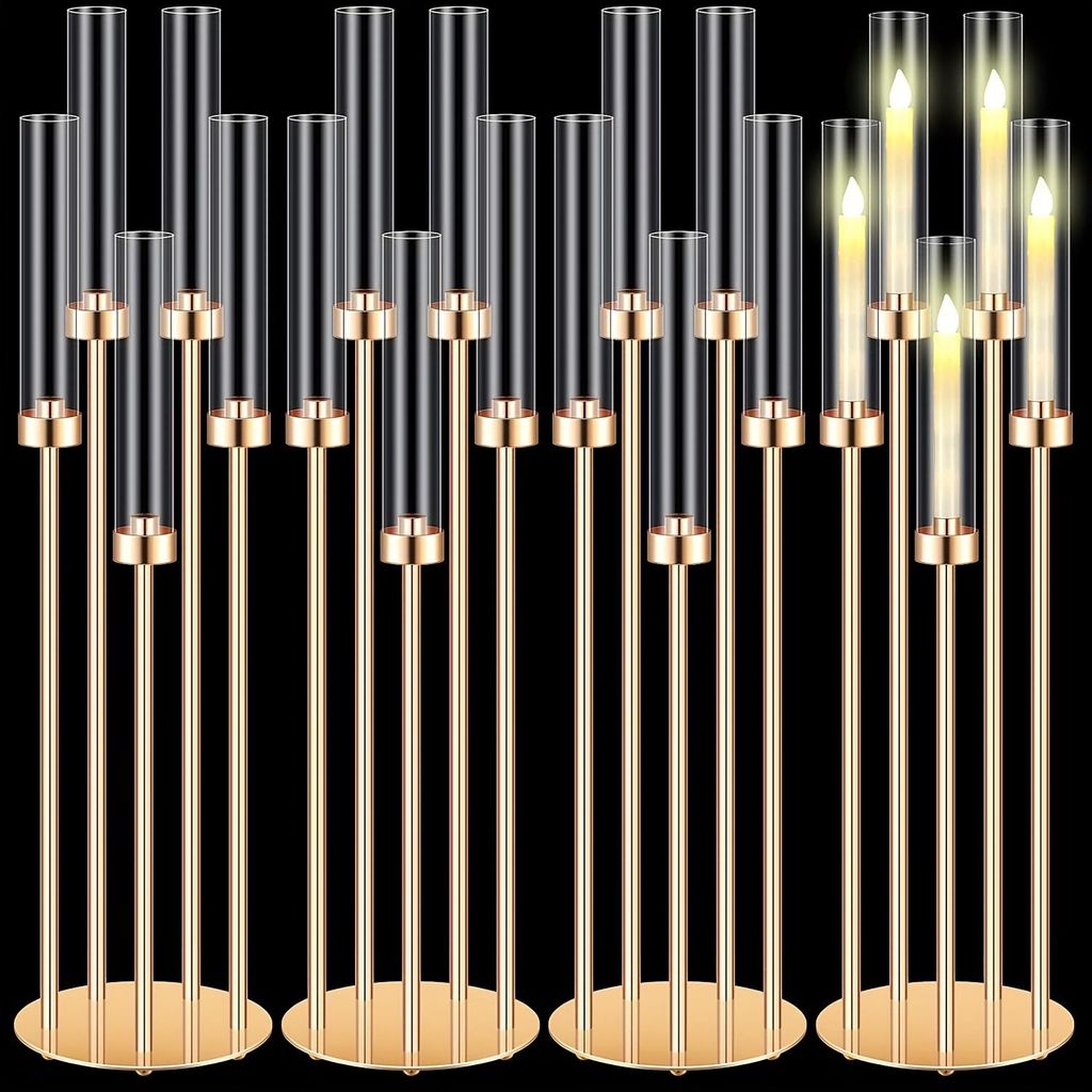 Candeliere, candeliere a 5 bracci, candeliere a candelabro Immagine del prodotto 
