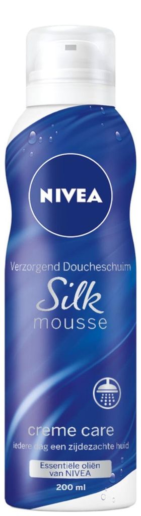 12x Nivea Shower Silk Mousse Creme Care 200 ml