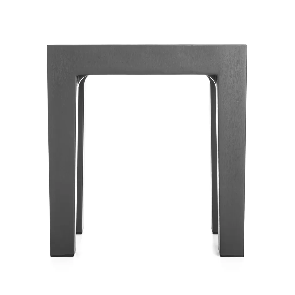 Tabouret en polypropylène anthracite 41,5 cm - Design compact et solide - 2