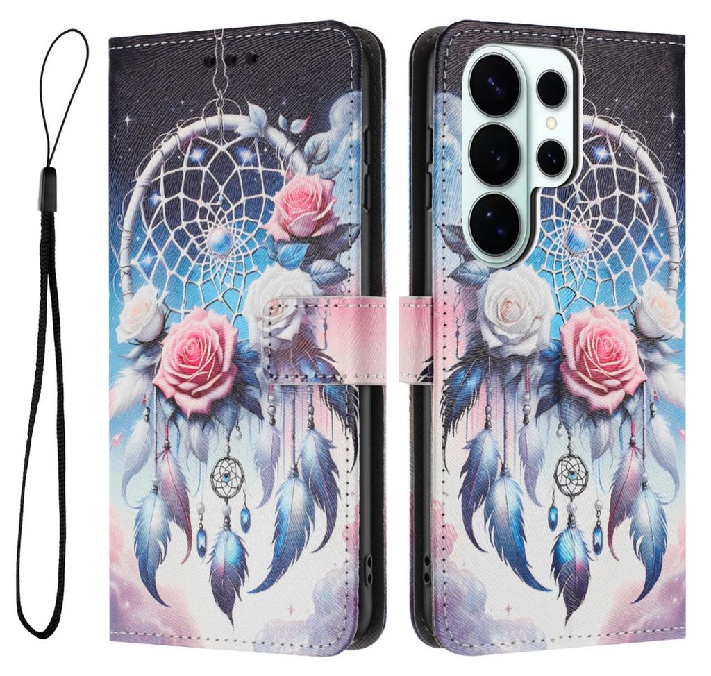 Handyhülle Klapp Schutz für Samsung Galaxy S26 Ultra 5G Kunstleder TPU Motiv