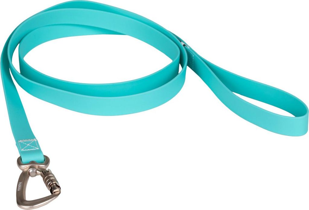 PAIKKA Hundeleine "Glow Leash" aqua, Maße: 180 cm / 20 mm