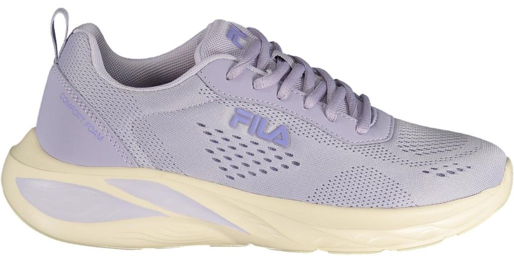 Damen-Laufschuh: Lila Komfort-Sneaker mit herausnehmbarem Fußbett
