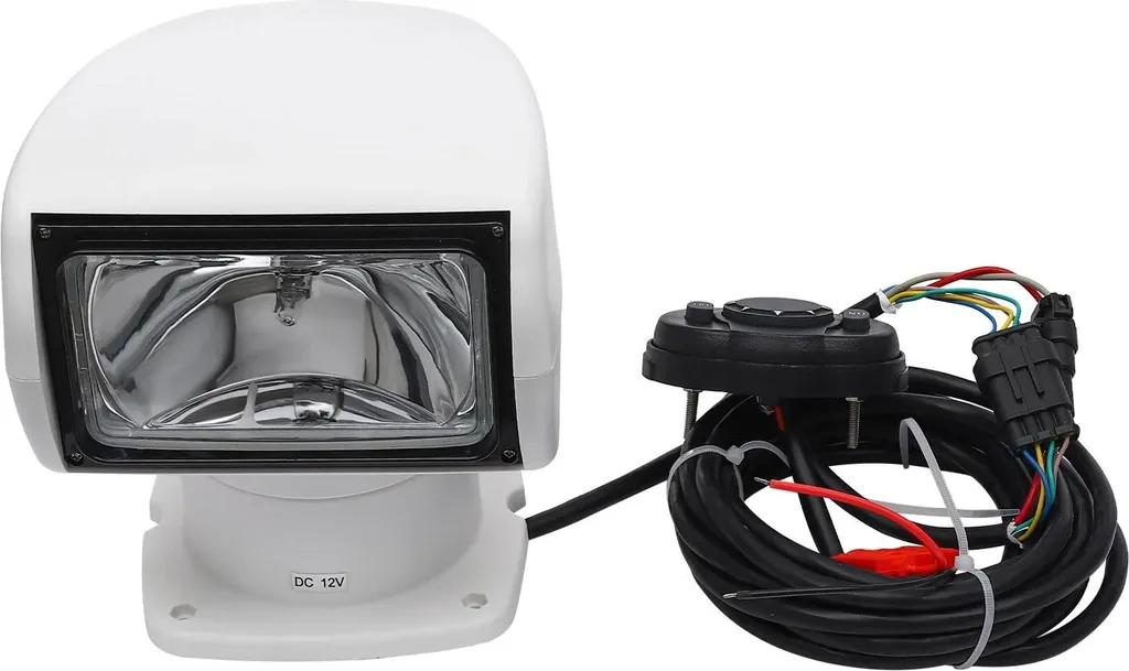 Projecteur de bateau télécommandé orientable 12V pour recherche marine - 3