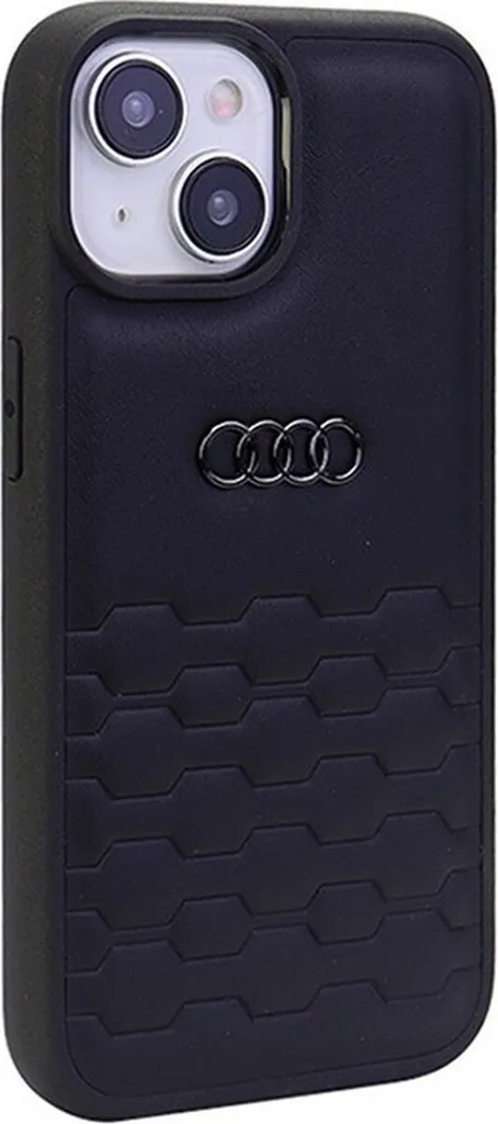 Coque de Protection Audi GT pour iPhone 15 Plus en Cuir Synthétique - 2