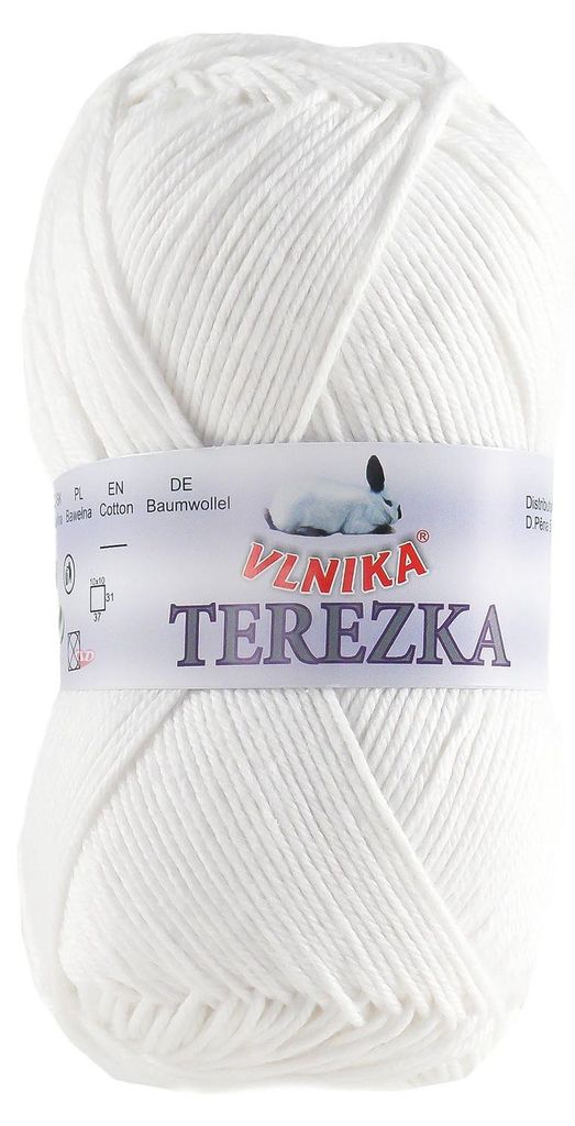 50g Strickgarn Häkelgarn Terezka 100% Baumwolle Produktbild 