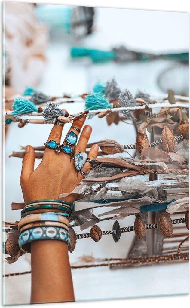 Bilder auf glas - Einteilig - Hand Schmuck ethnisch - Produktbild 