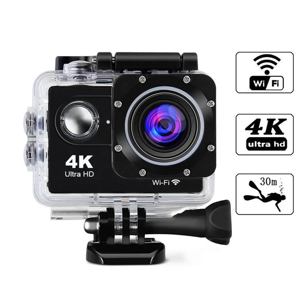 Caméra d'action 4K étanche : filmez vos exploits sans limite de mémoire