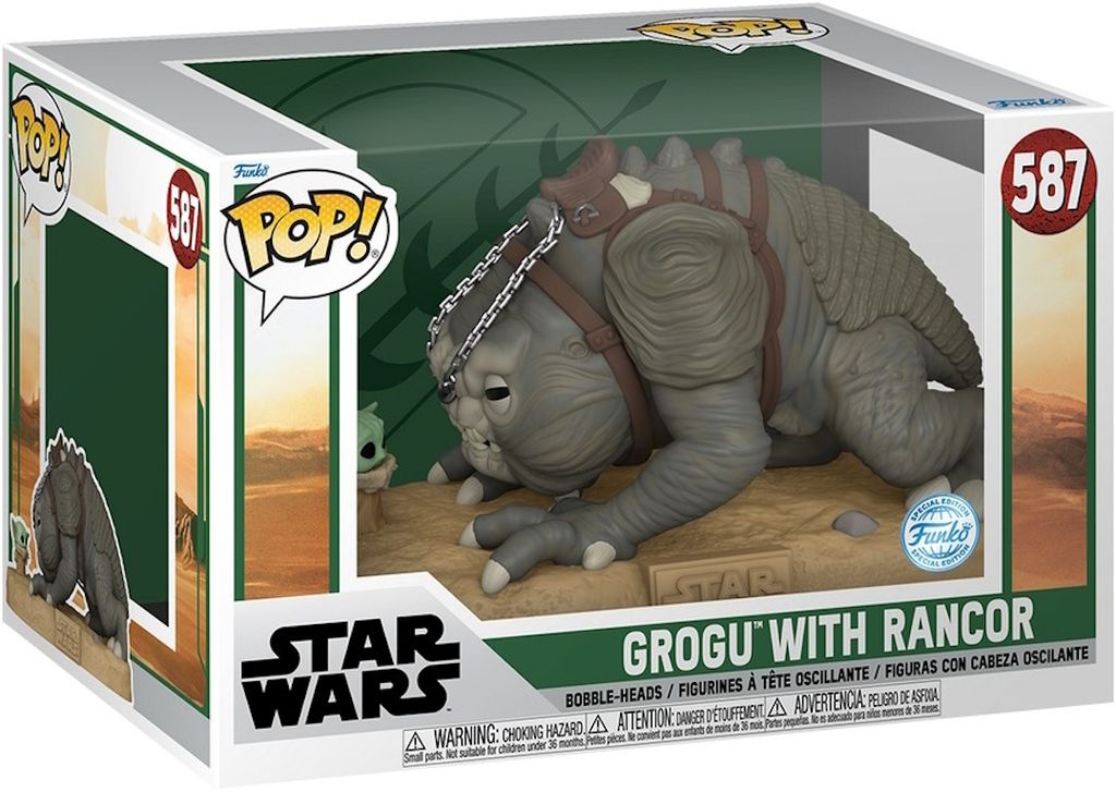 POP-Figur Star Wars Grogu mit Rancor Exklusiv Produktbild 
