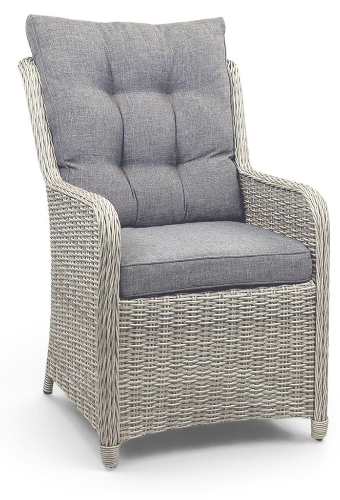 Dining-Gartenstuhl Dublin | Mystic Grau | Rattan | 2er Set Produktbild 