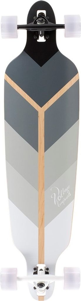 Spannungsrichtungsabfall durch Longboard-Grau