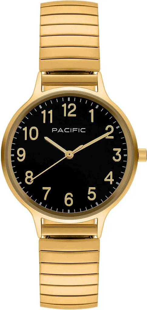 Montre quartz dorée Pacific-PC00844 avec bracelet en maille chic
