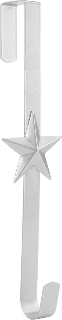 Weihnachtskranzhaken Stern Schneeflocke Weihnachtsbaum Elemente Metall Türhänger Über der Tür Haken Kleiderbügel