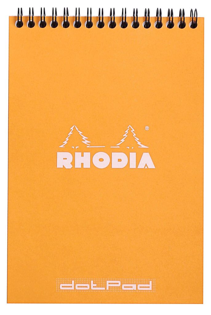 Rhodia Notizblock A5 Doppel dot 80Bl ora