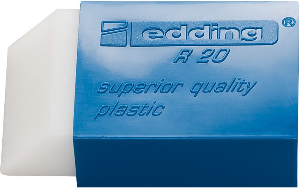 Edding - Gum Edding R20 45x24x10mm blanc | 1 pièce Image du produit 