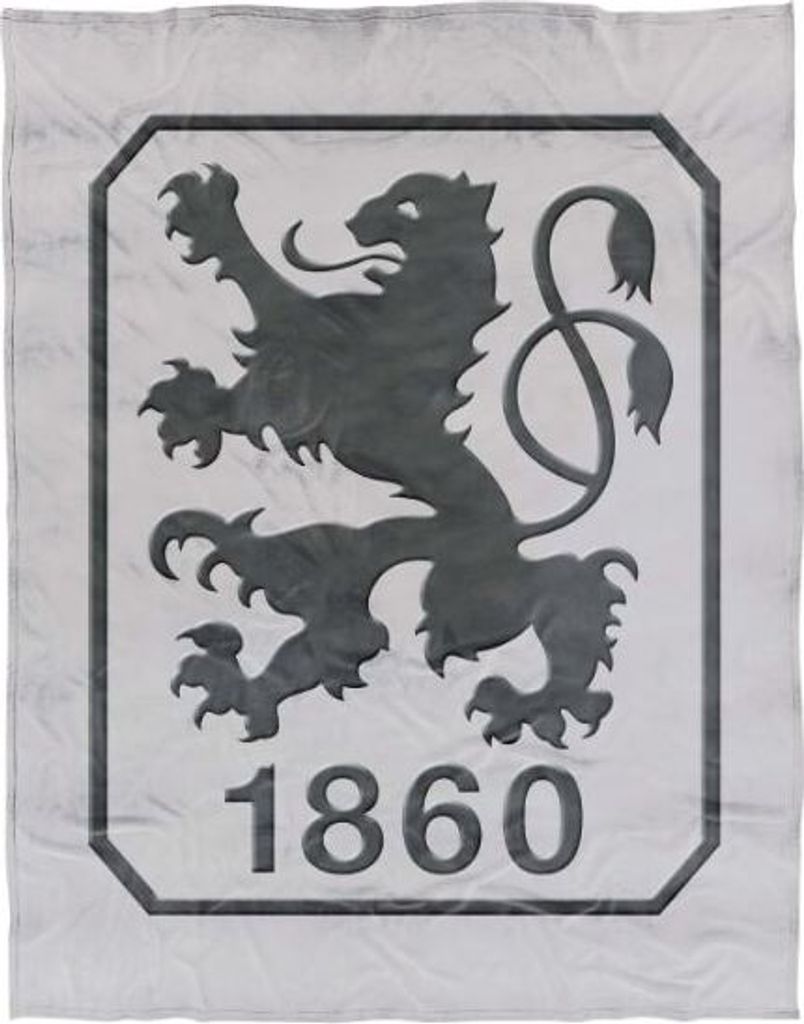 TSV 1860 München Veloursdecke Emblem