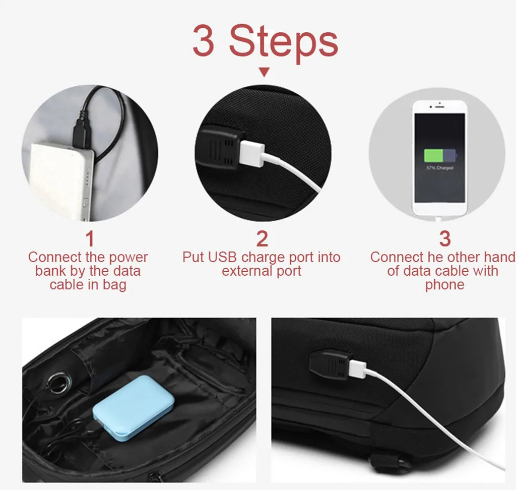 Ozuko Borsa da Viaggio Antifurto: Sicurezza e Capacità per Nomadi Digitali - 4