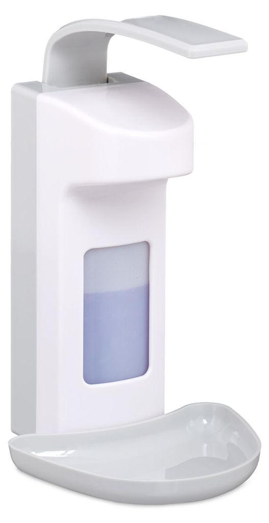 4 x Desinfektionsspender, mit Tropfschale, Hygiene Produktbild 