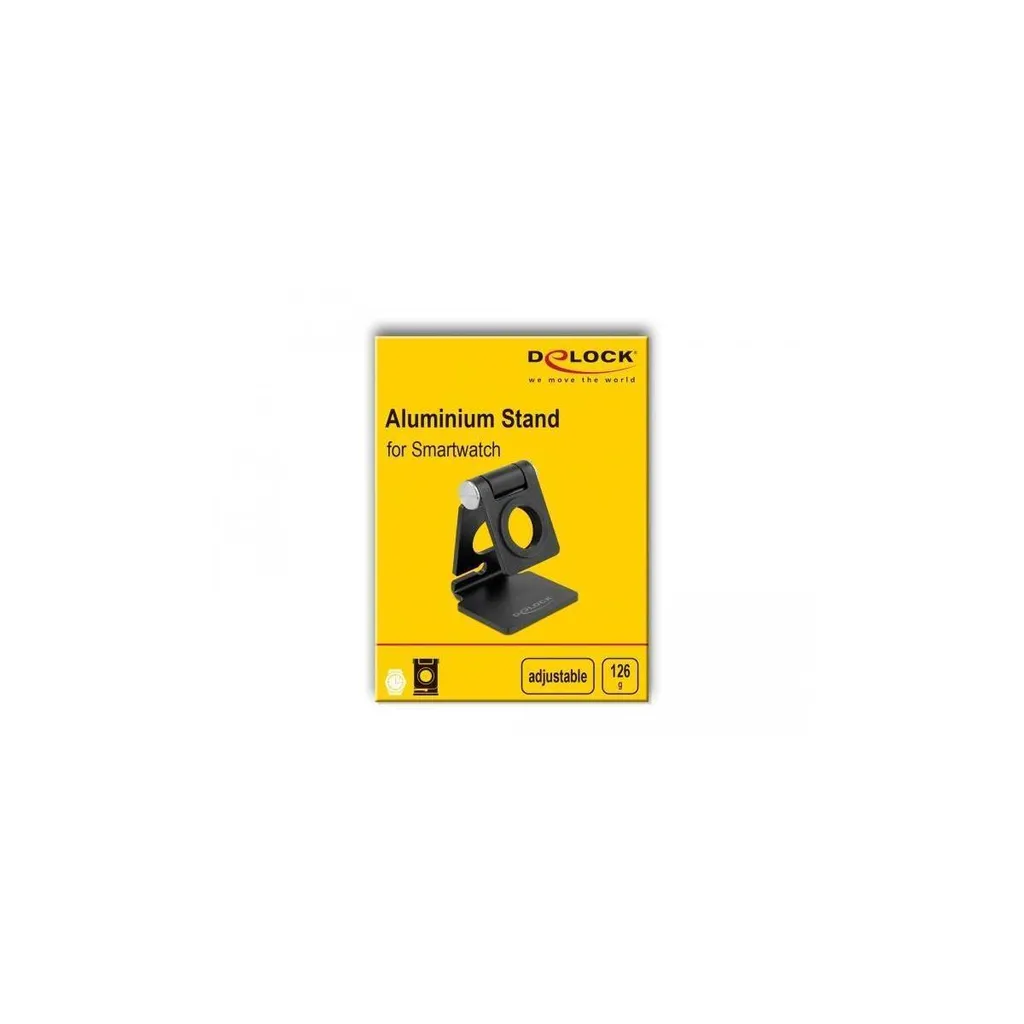 Support de charge pour montre intelligente Delock noir - Angle de vue net