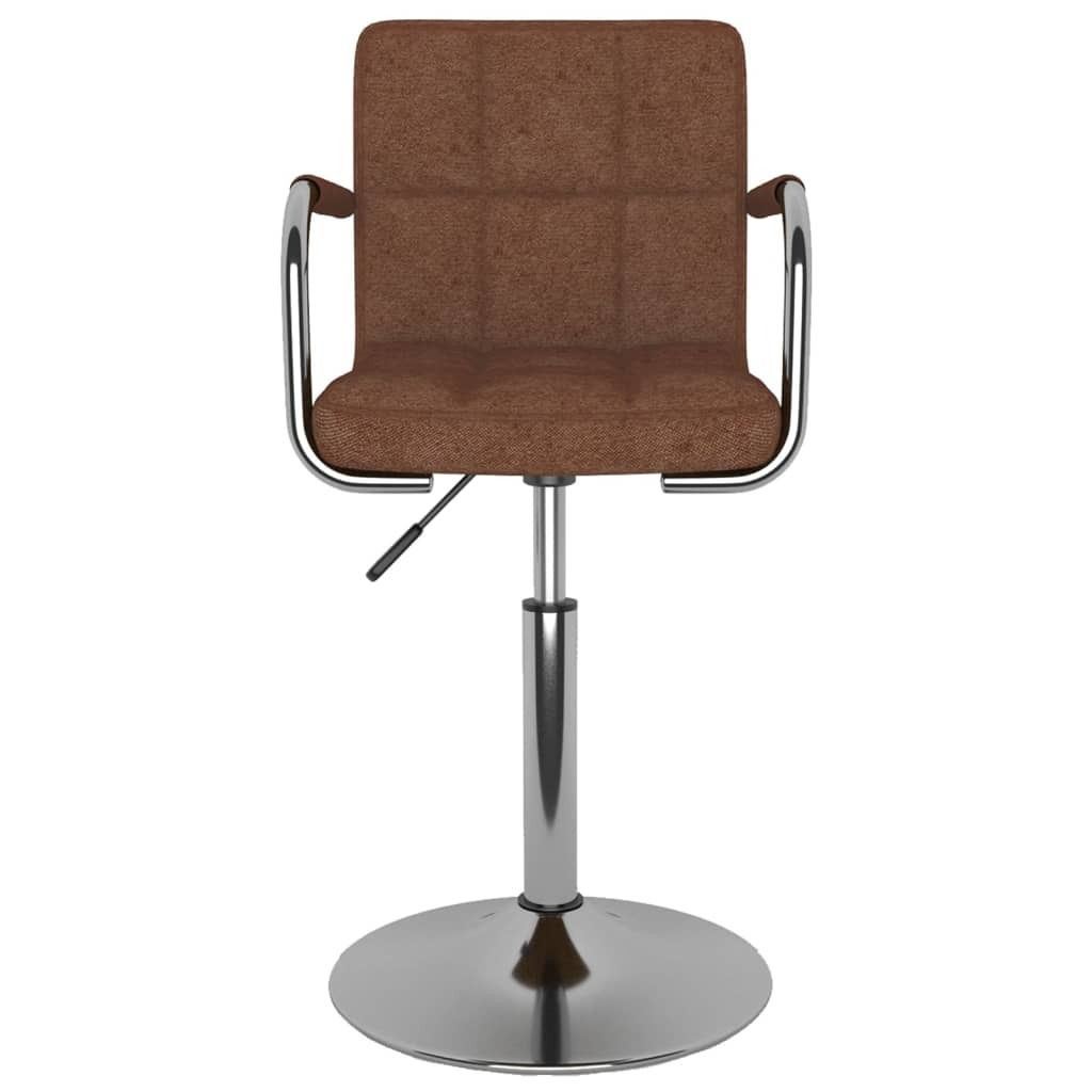 "SALE 2026"Esszimmerstuhl Polsterstuhl - CLORIS - Küchenstuhl elegantes Design -Braun Stoff - 48x47x(71-85,5)cm - Esszimmerstühle DEMöbel951462