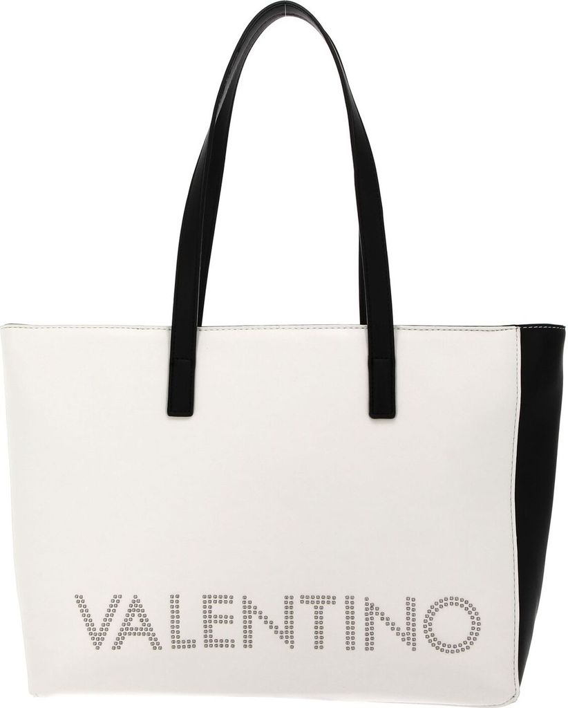 VALENTINO BAGS Damen Portia Shopper Schwarz/Weiß