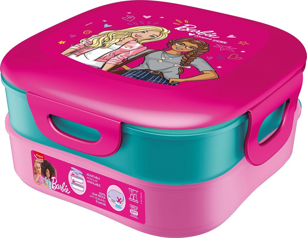 Maped 871097, Maped PICNIK lunchbox, KIDS CONCEPT Barbie, Productafbeelding 