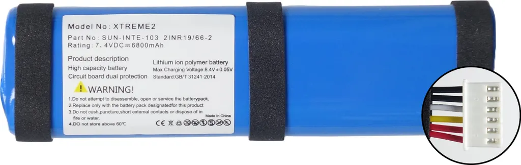 Réparer JBL XTREME 2 avec cette Batterie de remplacement 6800 mAh