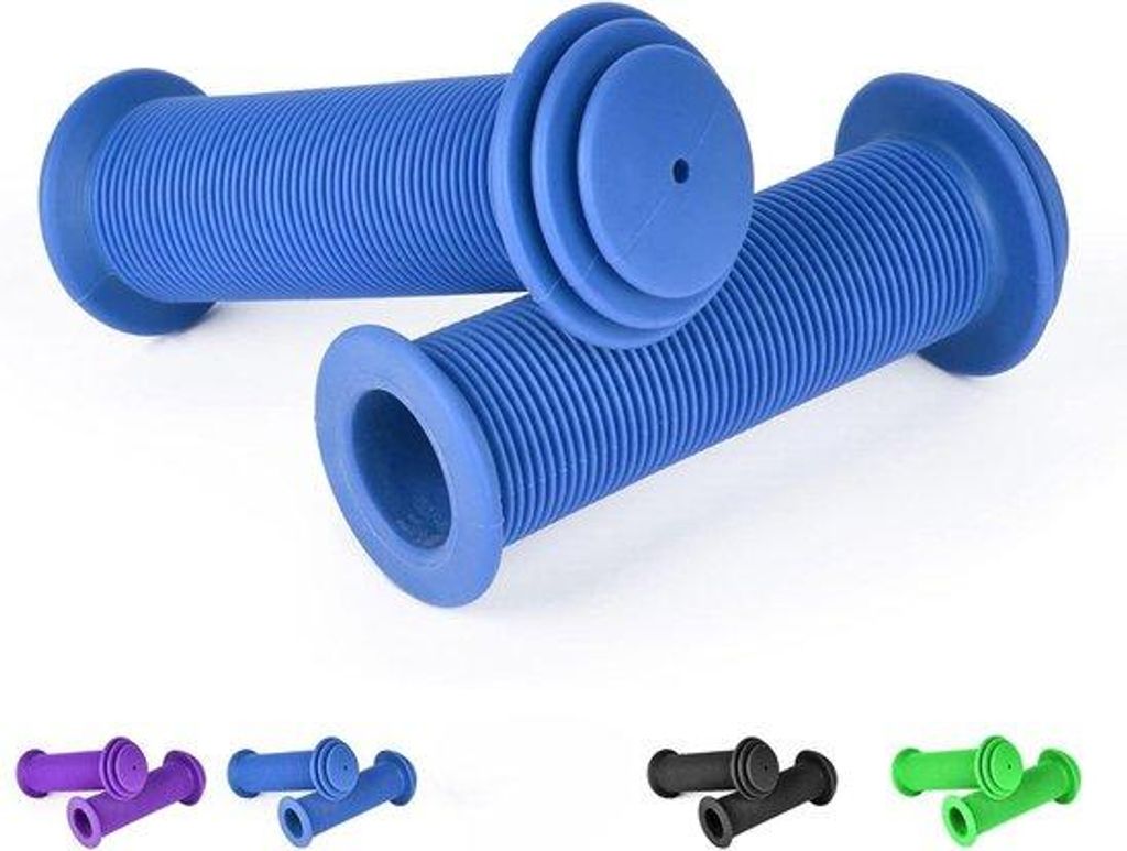 Kinderfahrzeug-Handgriffe, 10 cm Lenkhilfe für Kinderfahrräder mit höchster Sicherheit gegen Aufprall, blau, für Dreiräder, Kinderfahrräder, ...