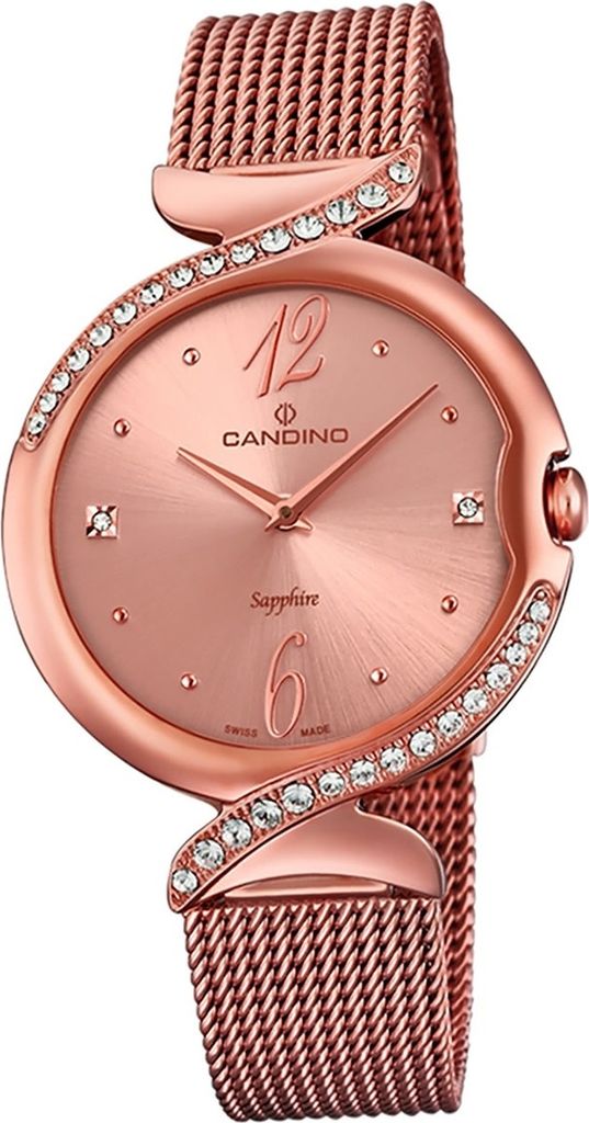 Candino Elegance Edelstahl Damen Uhr C4613/2 Armbanduhr Analog ros?gold D2UC4613/2