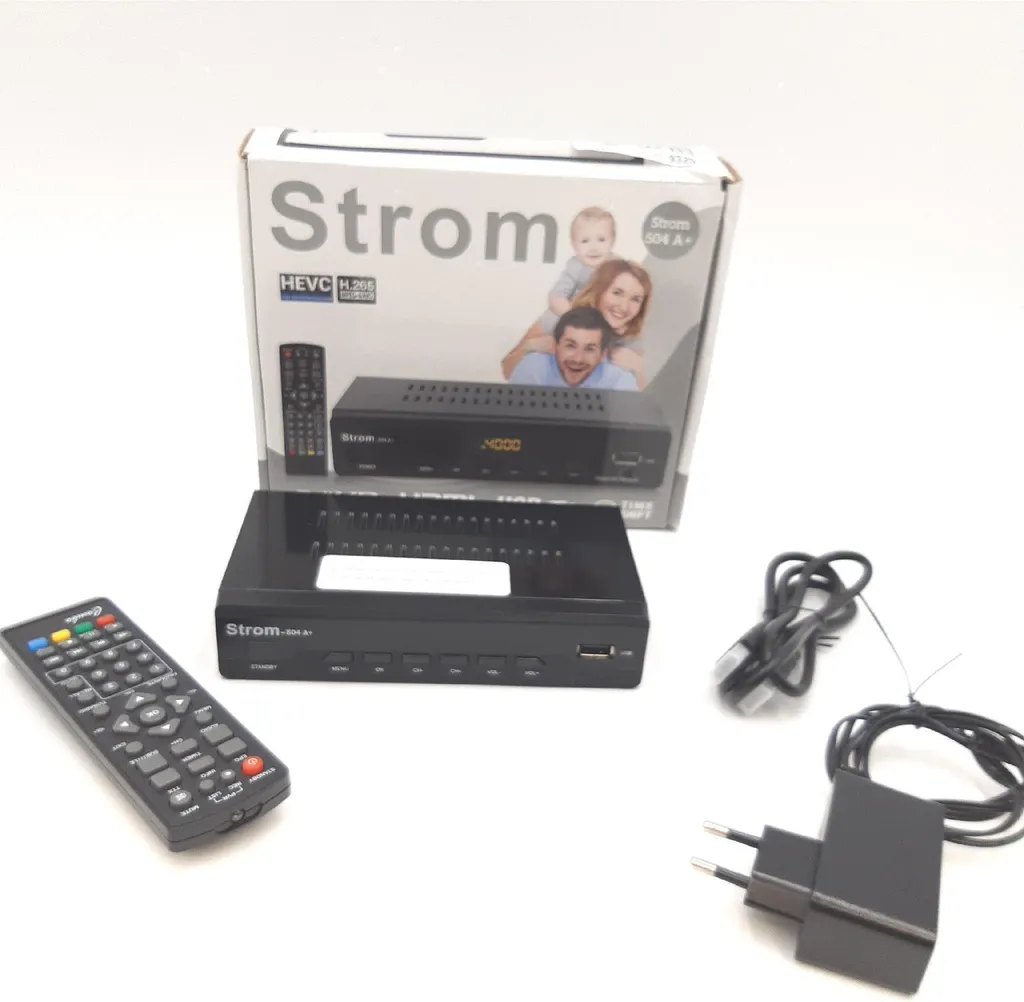 Décodeur TNT HD HEVC H.264 Ström avec Lecteur Multimédia USB Intégré