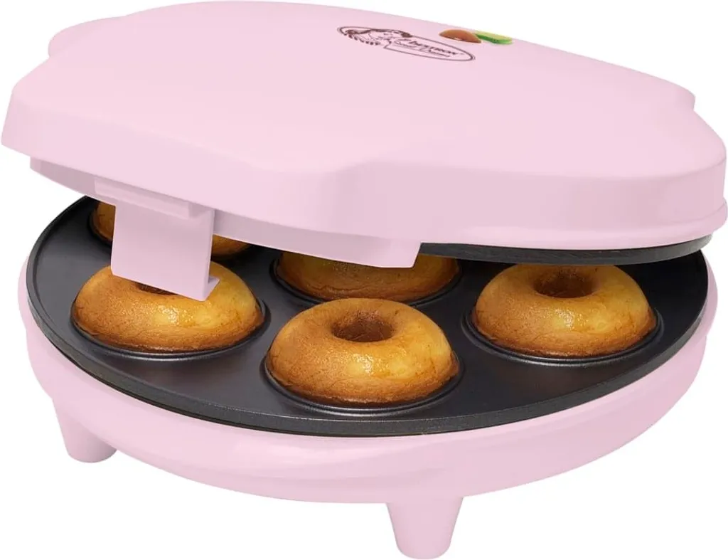 Bestron Donut Maker Sweet Dreams Rose : Machine à Donuts de 700 Watts