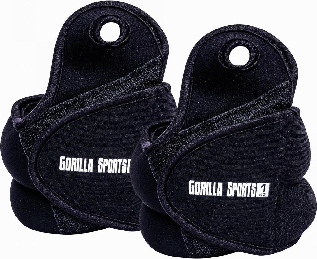 GORILLA SPORTS® Gewichtsmanschetten - Paar, 2 x 1kg, mit Produktbild 