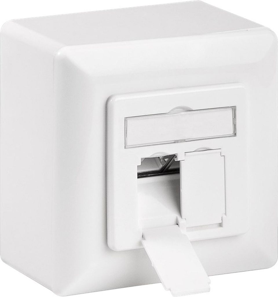 goobay CAT 6a universele wanddoos, inclusief Productafbeelding 
