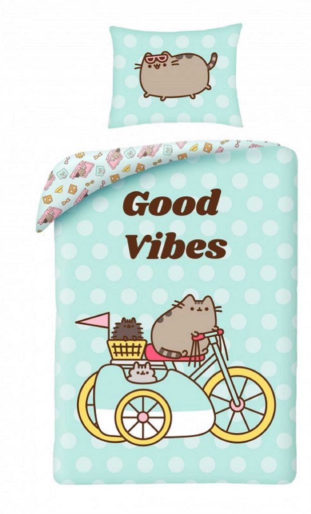 Zestaw pościeli dla dzieci Pusheen Good Vibes Zdjęcie produktu 