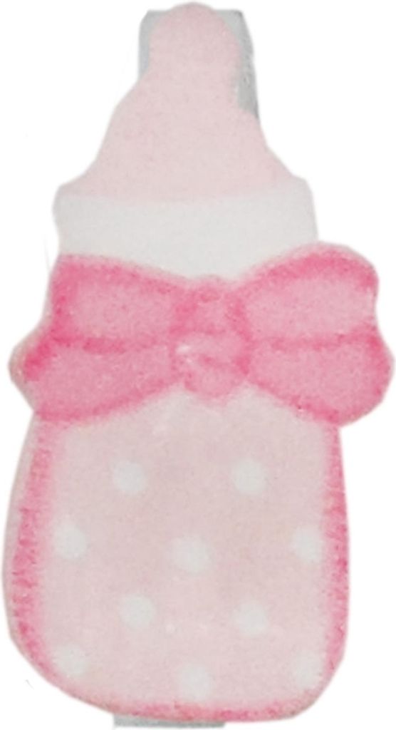 Clayre & Eef Notizklammern BABYFLASCHE 4,5 cm rosa
