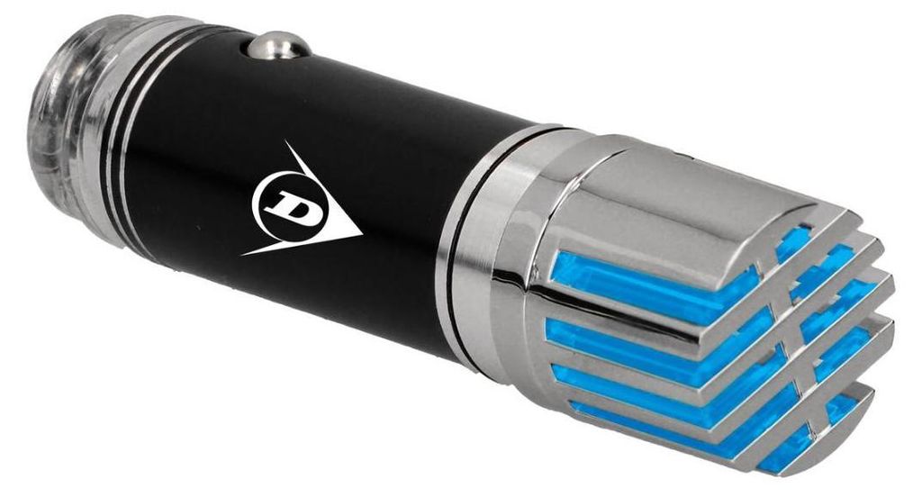 Dunlop Luftreiniger Auto 12V Anschluss mit Blauer LED, Produktbild 