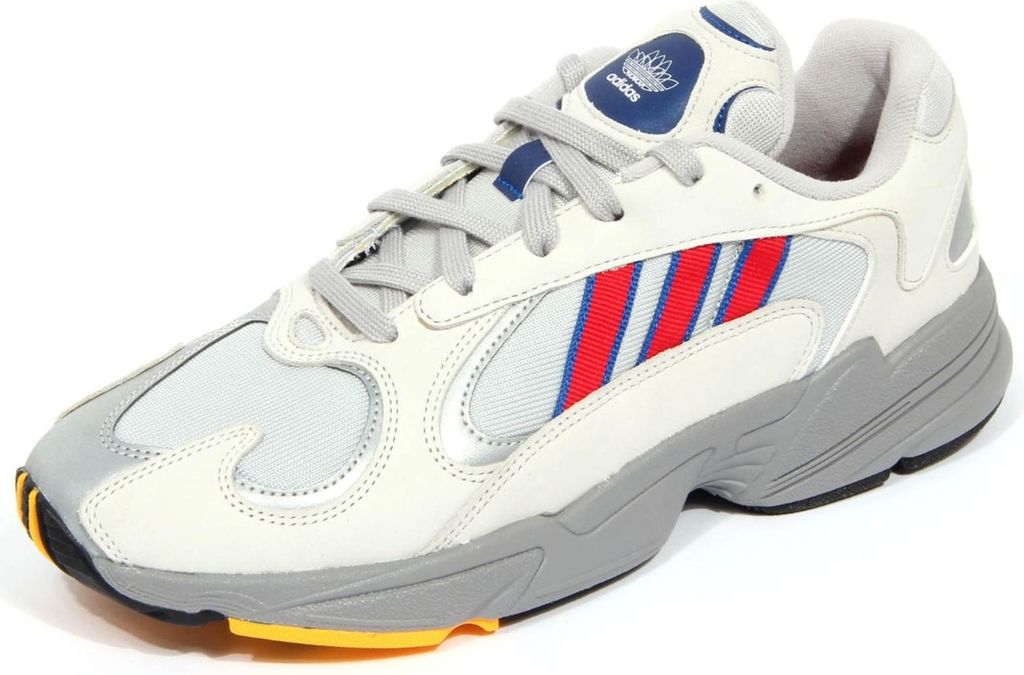 H0626 Trainer uomo ADIDAS Männer YUNG-1 Schuh hellgrau/silber
