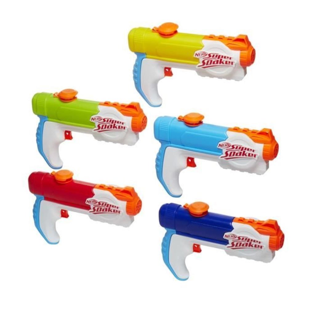 Nerf Super Soaker Piranha, Soaker-Wasserpistole, Mehrfarbig, 6 Jahr(e), 5 Stück(e)